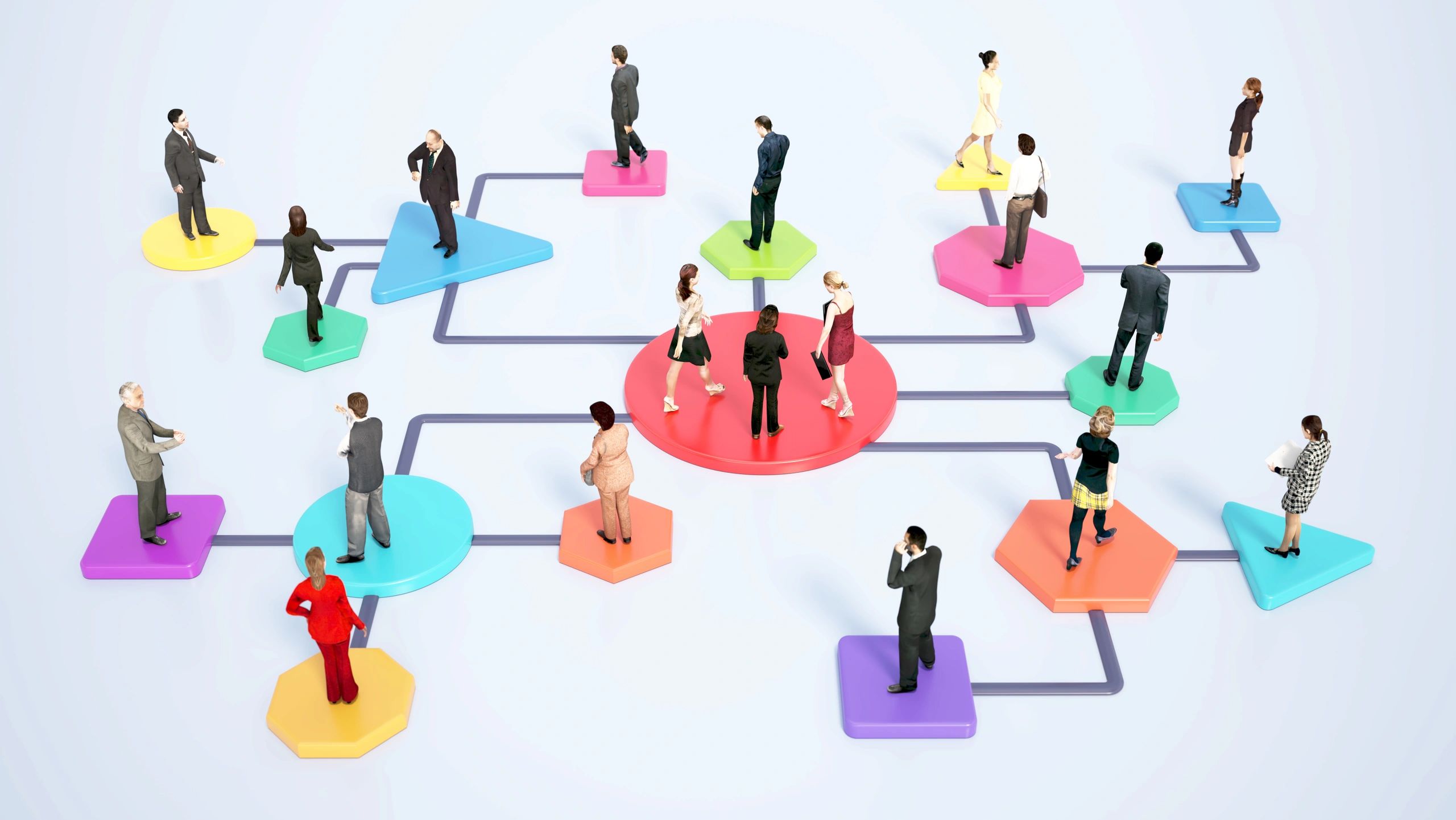 Global business network graphic